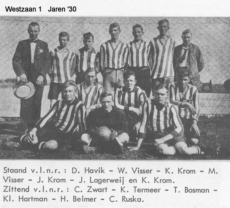 Westzaan 1     Jaren dertig